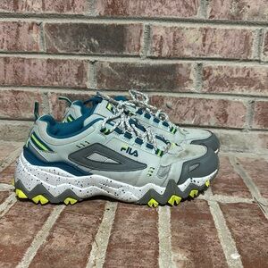 mens FILA oakmont grey/blue size 9